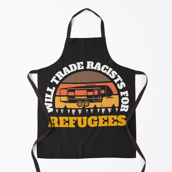 Item preview, Will trade racists for refugees (Camping RV Sunset) designed and sold by UnboundFull.