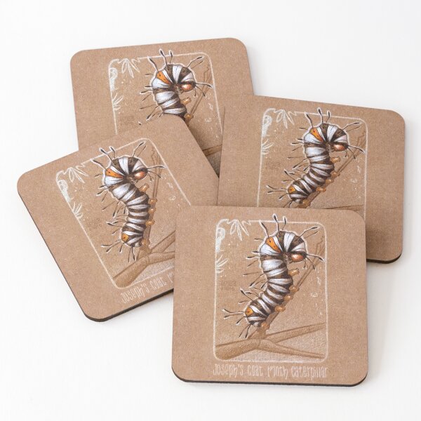 Item preview, Joseph's coat moth caterpillar designed and sold by LoisaArt.