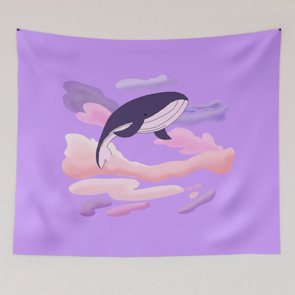 Item preview, Lonely Whale - purple designed and sold by RinaSaGa.