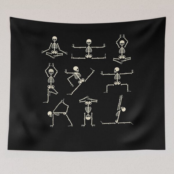Item preview, Funny Skeleton Yoga Pose Meditating Halloween Yoga Lover Tank Top designed and sold by GodivaShop.