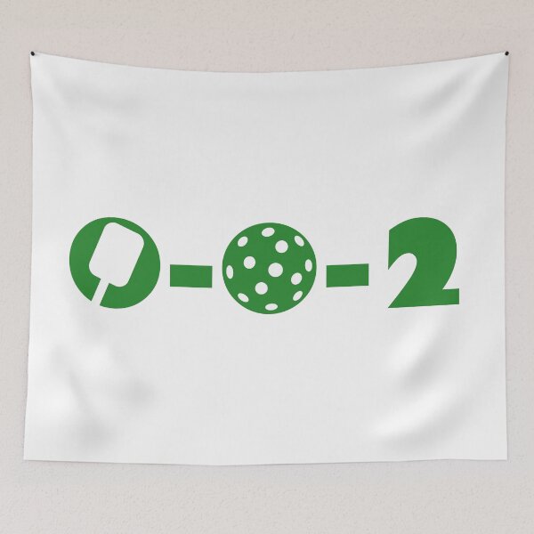 Item preview, 0-0-2 Pickleball Green designed and sold by VectorWarehouse.