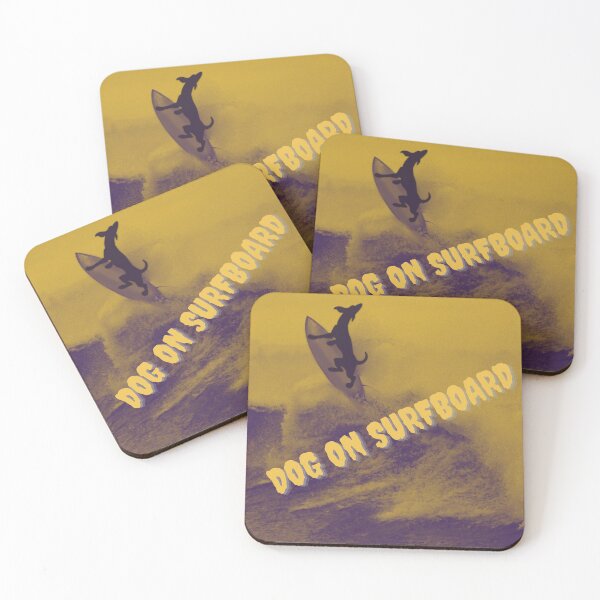 Item preview, DOG ON SURFBOARD designed and sold by LaBelleMaison.