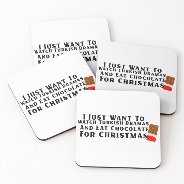 Item preview, I Just Want To Watch Turkish Dramas And Eat Chocolate For Christmas designed and sold by Edenjodie.