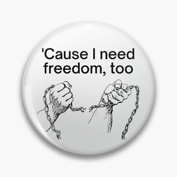 Item preview, 'Cause I need freedom, too - hands and chain designed and sold by Alan Bragalini.