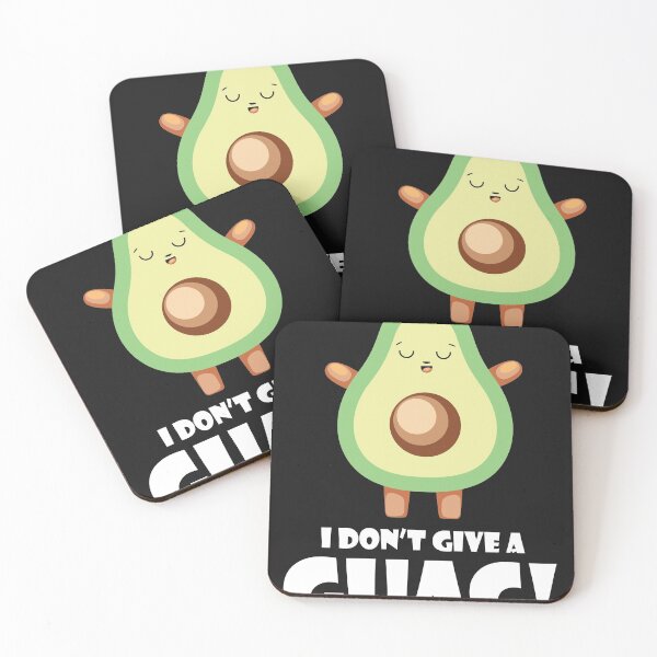 Item preview, I Don't Give A Guac Funny Avocado Vegan Pun designed and sold by fantasyy.