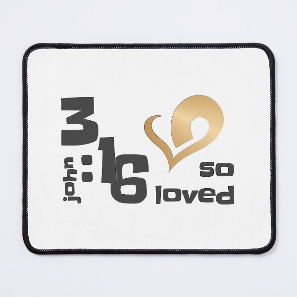 Item preview, Christian Design - John 3 verse 16 - So Loved designed and sold by simplydesignart.