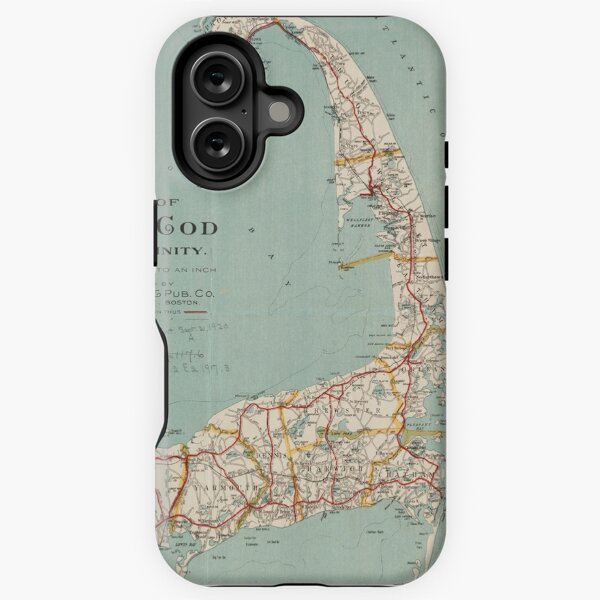 Item preview, Vintage Map of Cape Cod (1917)  designed and sold by BravuraMedia.