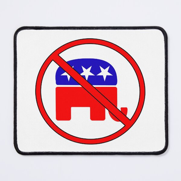 Item preview, Anti Republican Elephant Vote Democrat designed and sold by Epic Love Designs.