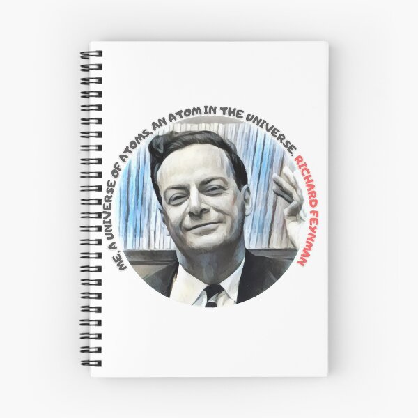 Item preview, Me, a universe of atoms, an atom in the universe. Richard Feynman designed and sold by Mikedog21.
