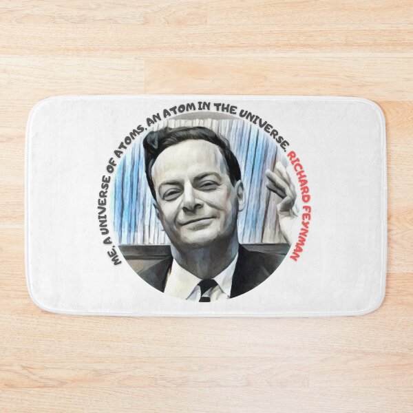 Item preview, Me, a universe of atoms, an atom in the universe. Richard Feynman designed and sold by Mikedog21.