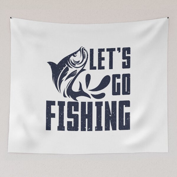 Item preview, Let's Go Fishing Fishing Classic T-Shirt designed and sold by SLSandaruwan.
