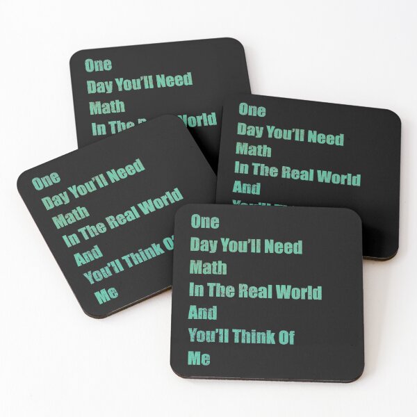 Item preview, One Day You 'll Need Math In Real world and You'll Think Of Me designed and sold by freeArt10.