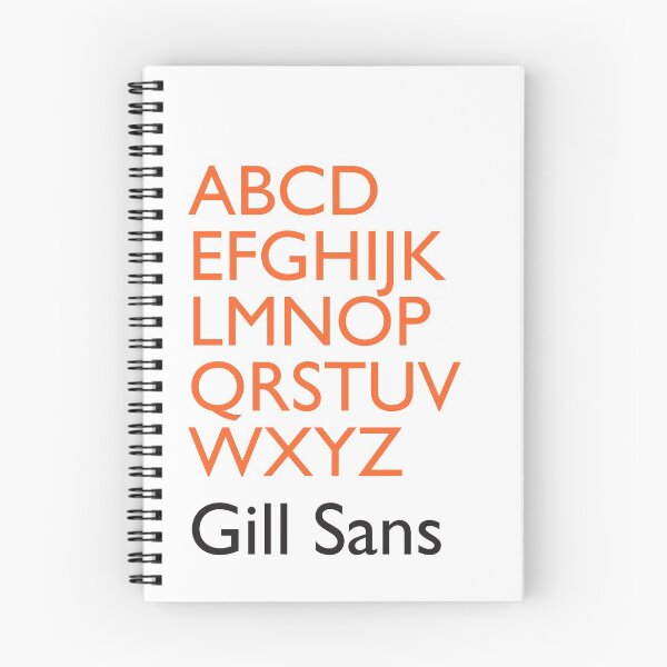 Item preview, Gill Sans Alphabet. designed and sold by MattWildin.