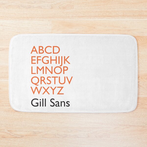Item preview, Gill Sans Alphabet. designed and sold by MattWildin.