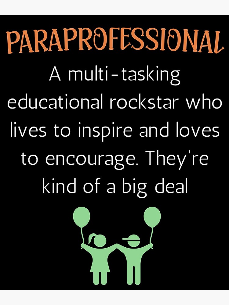 "Paraprofessional Appreciation Day 2022, birthday and Christmas thank