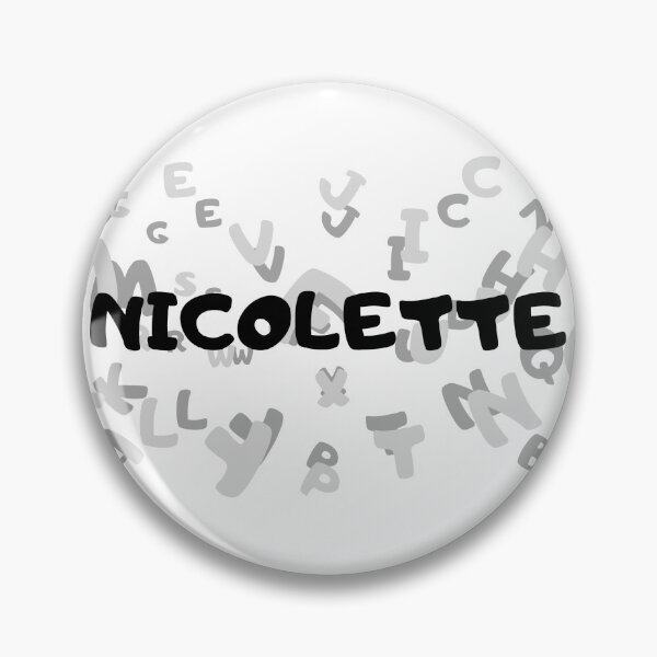 Item preview, The Name Nicolette designed and sold by Initial-Inlook.