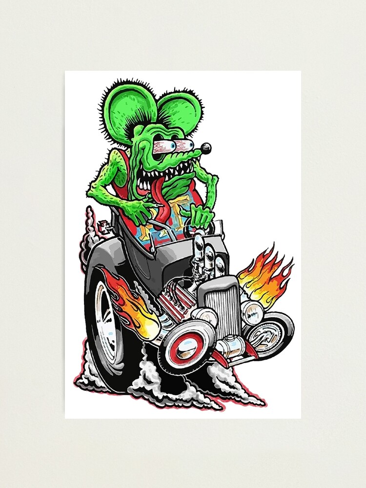 Official Of Rat Fink Rat Fink Photographic Print For Sale By Miltoamaria Redbubble