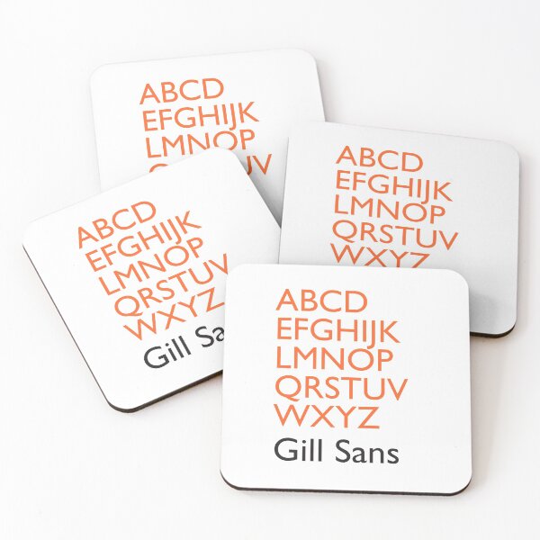 Item preview, Gill Sans Alphabet. designed and sold by MattWildin.