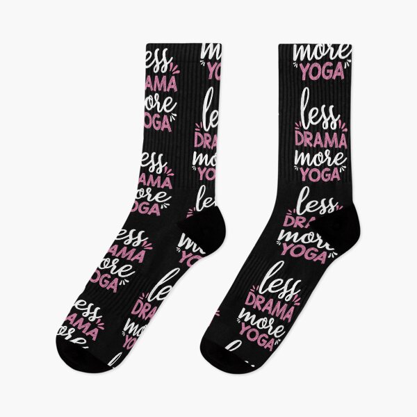 Item preview, Less Drama More Yoga Quotes designed and sold by D3monic.