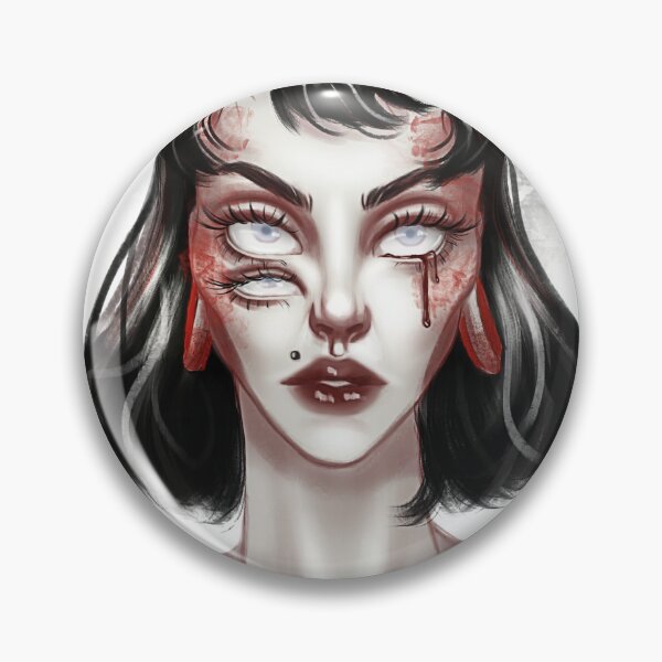 Item preview, dark demon crying blood designed and sold by godoii-ana-arts.