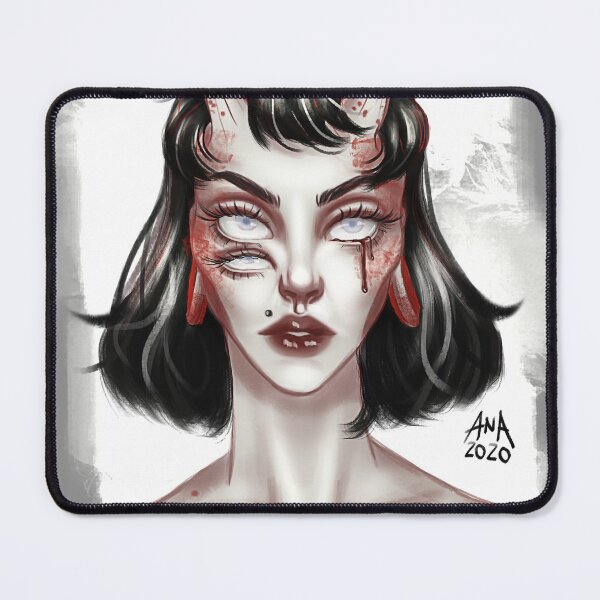 Item preview, dark demon crying blood designed and sold by godoii-ana-arts.