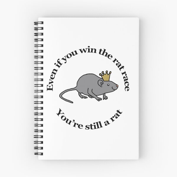 Item preview, Rat Race Animals Quote designed and sold by ellenhenry.