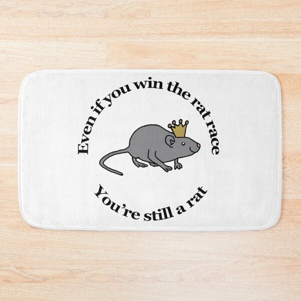 Item preview, Rat Race Animals Quote designed and sold by ellenhenry.