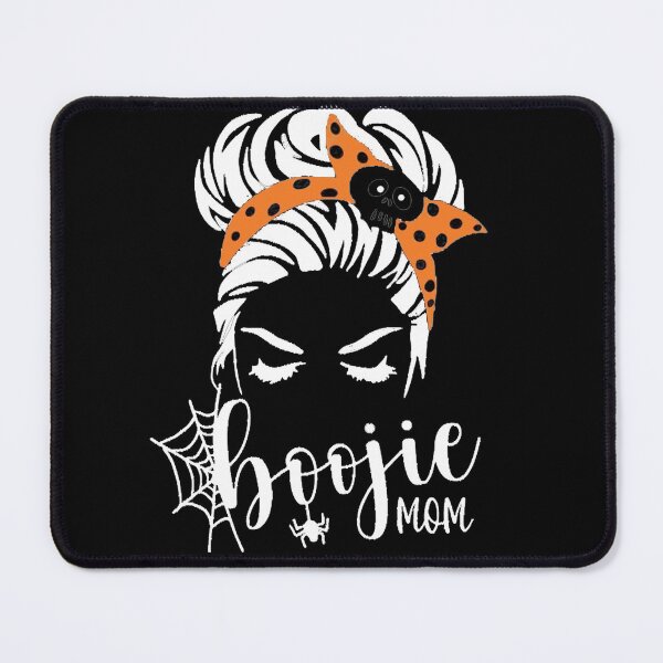 Item preview, Boojie Mom Messy Bun Skull Mom Monsters Halloween designed and sold by ghazalish.