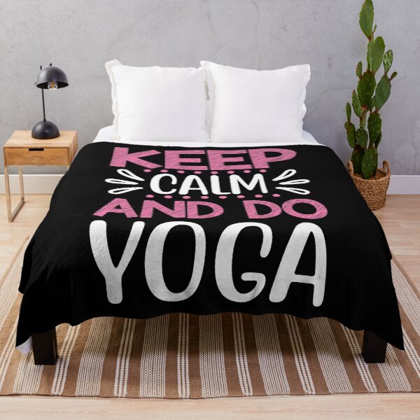 Item preview, Keep calm and do Yoga Quotes designed and sold by D3monic.