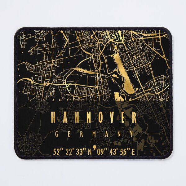Item preview, HANNOVER MAP GERMANY designed and sold by hatimelhag.