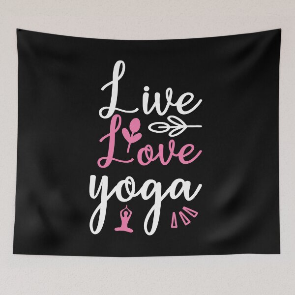 Item preview, Live Love Yoga Quotes designed and sold by D3monic.