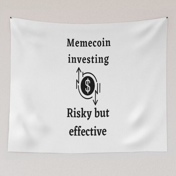 Item preview, Crypto Memecoin Investing Risky But Effective designed and sold by JackLamel.