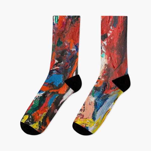 Item preview, Fiery Temper, abstract artwork designed and sold by Art With Impact – Statement Art & Apparel for Deep Thinkers.