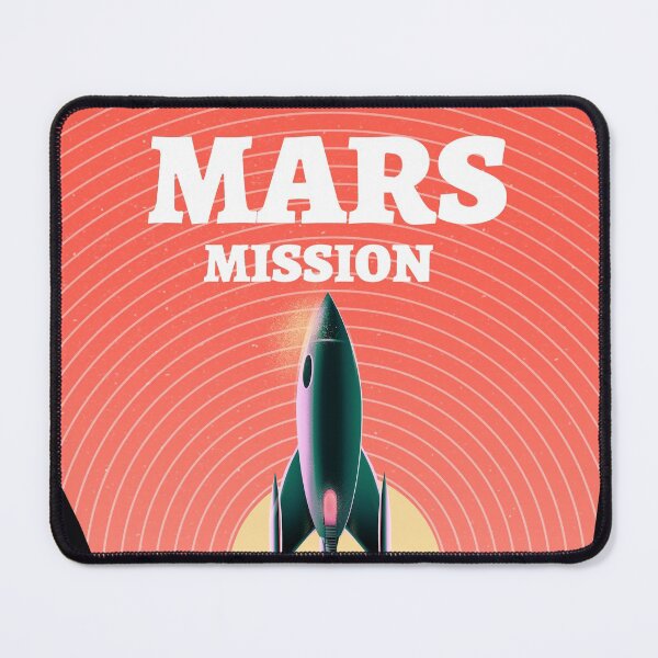 Item preview, Rocket on mars illustration designed and sold by arkitekta.