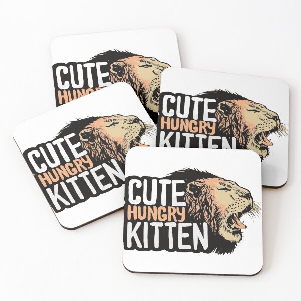 Item preview, Qute Hungry Kitten Hungry Qute Lion Classic T-Shirt designed and sold by SLSandaruwan.