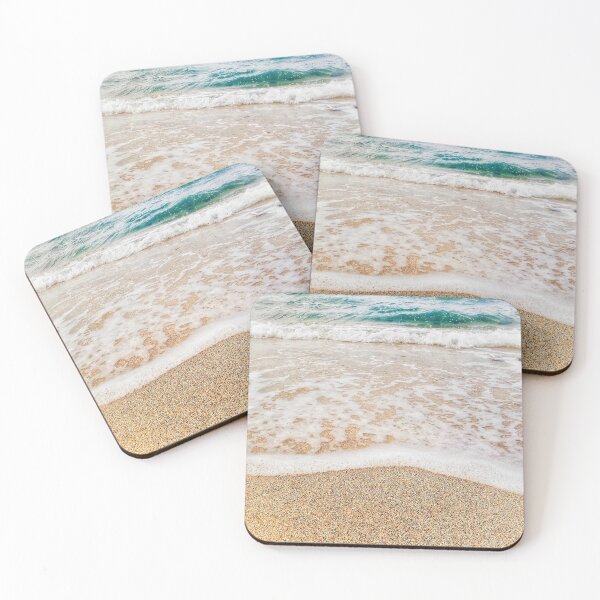 Item preview, Ocean Wave White Sea Foam Pale Beach Sand designed and sold by Beachy.