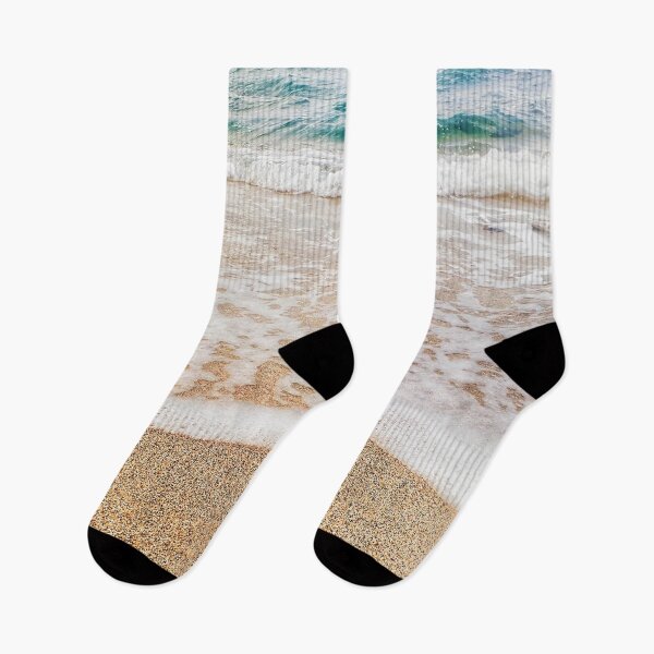 Item preview, Ocean Wave White Sea Foam Pale Beach Sand designed and sold by Beachy.