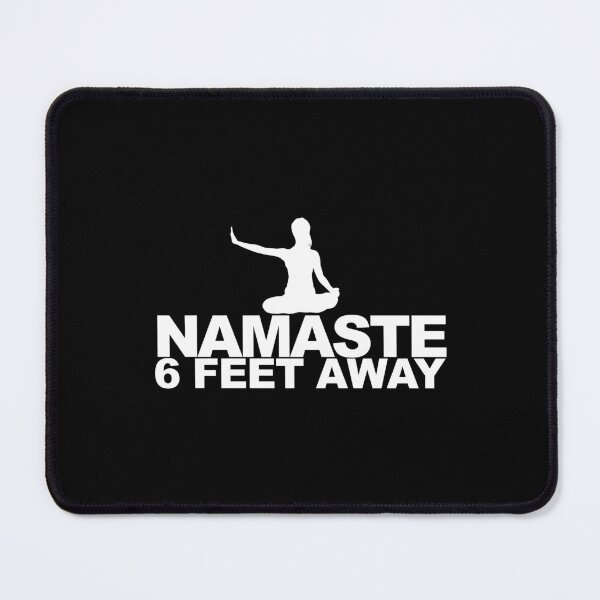 Item preview, Namaste Away 6 Feet Away Anti-Social Yoga designed and sold by elamlakini.