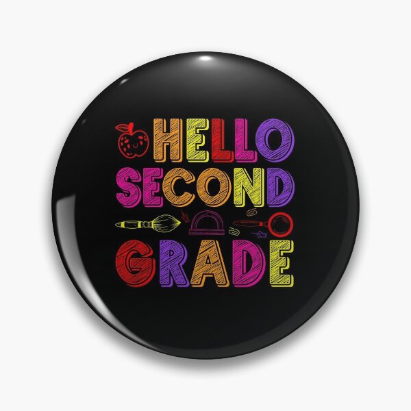 Item preview, Hello Second Grade Back To School 2nd Grade Teachers Students designed and sold by TrenddyArts.