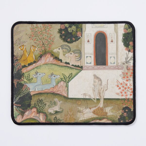 Item preview, An Ascetic in Retreat designed and sold by HinduArtGallery.