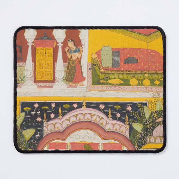 Item preview, A Royal Woman in a Pavilion designed and sold by HinduArtGallery.