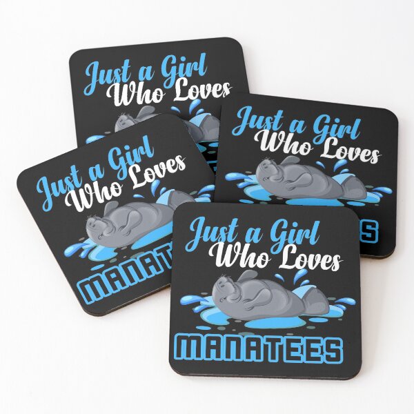 Item preview, Just A Girl Who Loves Manatees designed and sold by Hartics.