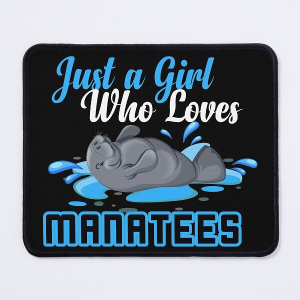 Item preview, Just A Girl Who Loves Manatees designed and sold by Hartics.
