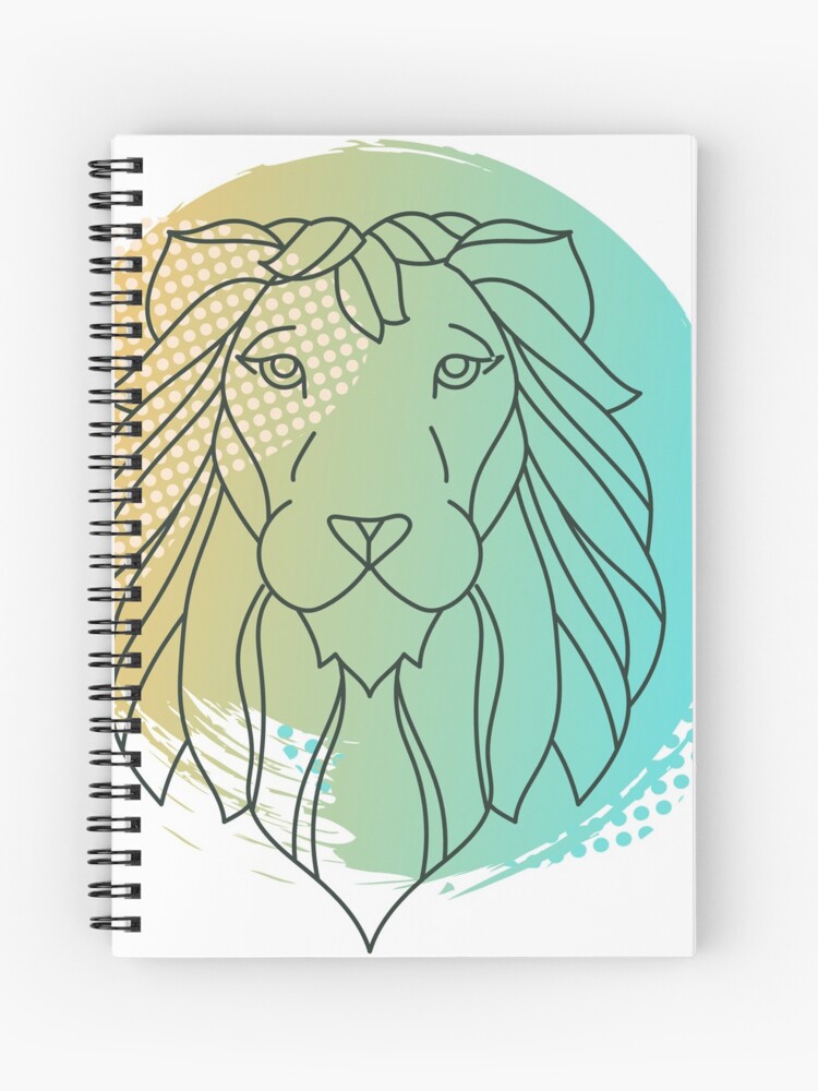 Cuaderno de espiral «leones leo mandalas yoga espirituales signos del  zodíaco» de originalstar | Redbubble