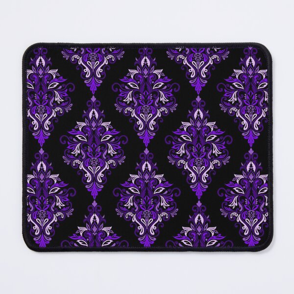 Item preview, Seamless Paisley Repeat Pattern - Purple and Black designed and sold by SemDesigns1.