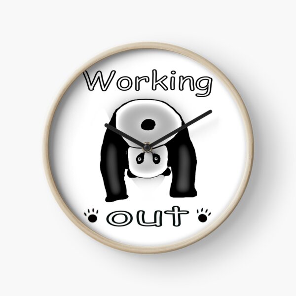 Item preview, Panda working Out designed and sold by CottagePop.