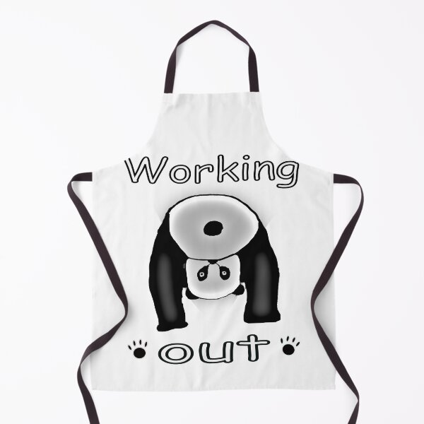 Item preview, Panda working Out designed and sold by CottagePop.