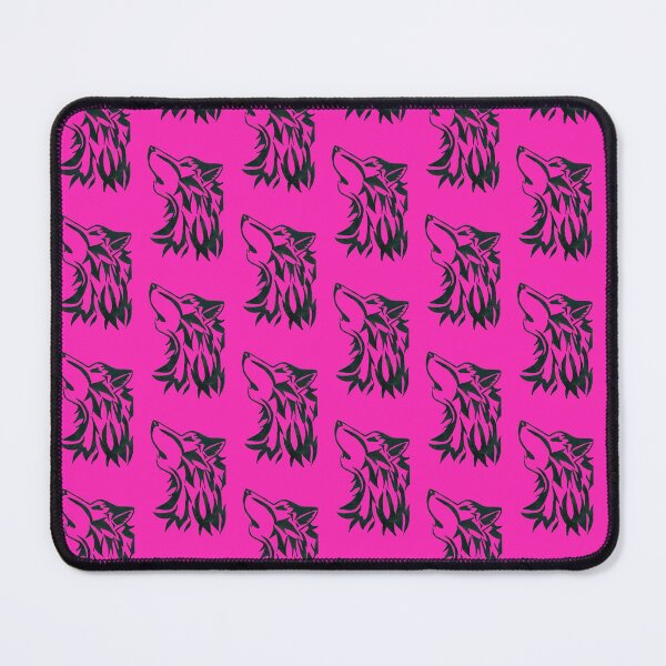 Item preview, pink wolf designed and sold by lenaliluna.