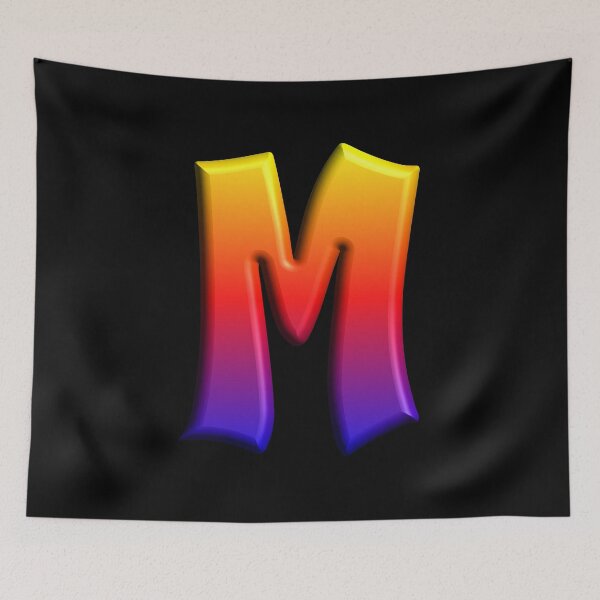 Item preview, Letter M, Colorful Graffiti Alphabet M designed and sold by blingg.