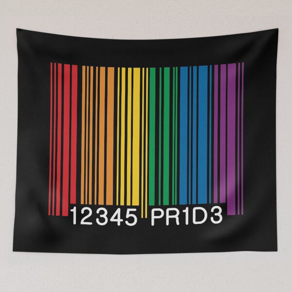 Item preview, Pride Barcode Graphic designed and sold by iscaStudioArt.